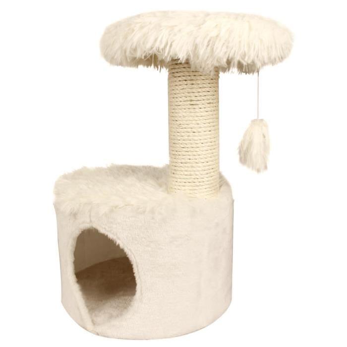 arbre a chat yeti blanc